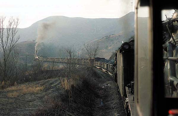 Train riding at Chengde